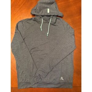 Rhoback Hoodie Mens Small Gray Performance Pullover Athleisure SEE NOTES